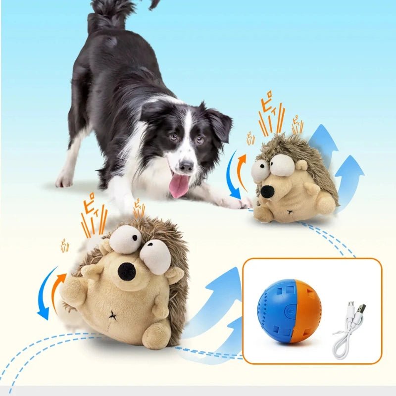 BounceBuddy – Rechargeable Bouncing Plush Dog Toy - BounceBuddy – Rechargeable Bouncing Plush Dog Toy - Petz Toyz