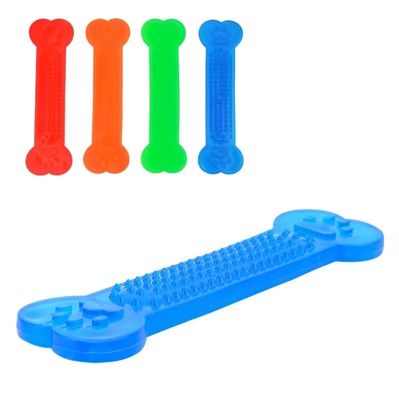 Colorful Rubber Dog Toy for Chewing Fun - Colorful Rubber Dog Toy for Chewing Fun - Petz Toyz