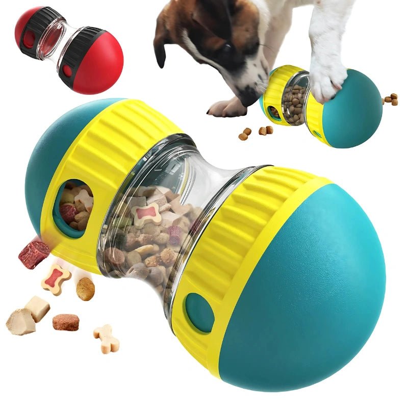 Mental Stimulation Dog Toy – Treat - Dispensing Ball for Training & Slow Feeding - Interactive Treat - Dispensing Dog Toy - Petz Toyz