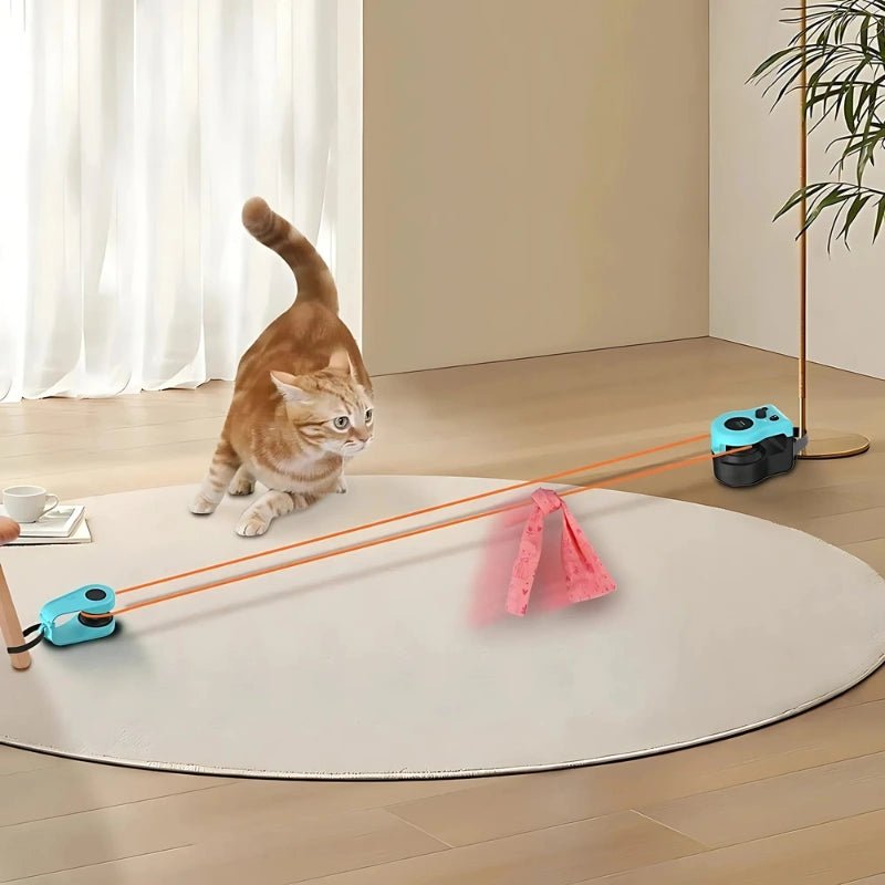 MeowTrix Smart Cat Toy - Multi - Point with Remote & Auto Play Mode - MeowTrix Smart Cat Toy - Multi - Point with Remote & Auto Play Mode - Petz Toyz